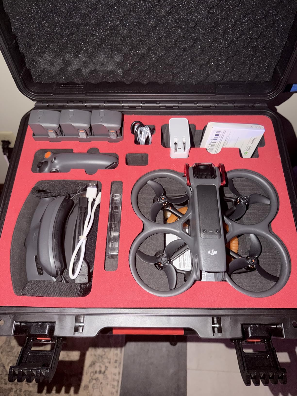 DJI Avata 2 Fly More Combo (1 Battery), FPV Drones with Camera for Adults 4K, Immersive Experience, Built-in Propeller Guard, Easy Flip/Roll, FAA Remote ID Compliant, POV Content Drone, Black customer photo 1