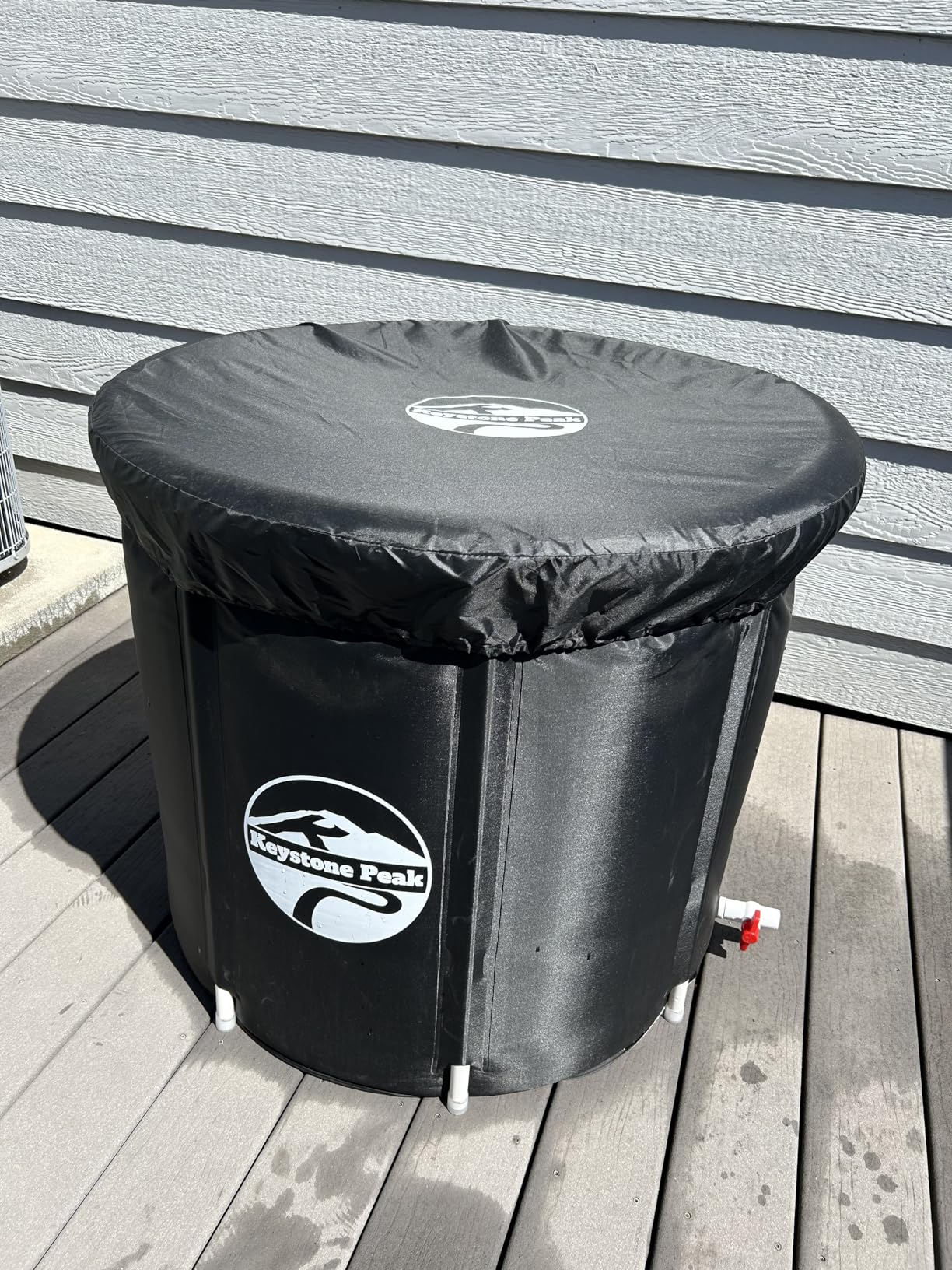 Cold Plunge Tub - Portable Ice Bath Tub for Athletes & Adults - Inflatable Bathtub for Cold Water Therapy, Sports Recovery & Wellness - Outdoor & Indoor Use - 5-Year Assurance customer photo 2