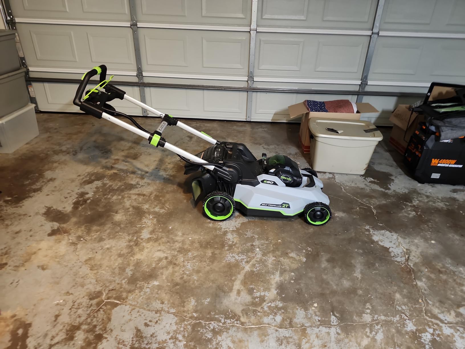 EGO POWER+ Cordless Electric Lawn Mower, Self-Propelled, Includes 56V 7.5Ah Battery and Rapid Charger (LM2135SP) Plus Extra 5.0Ah Battery (BA2800T) customer photo 2
