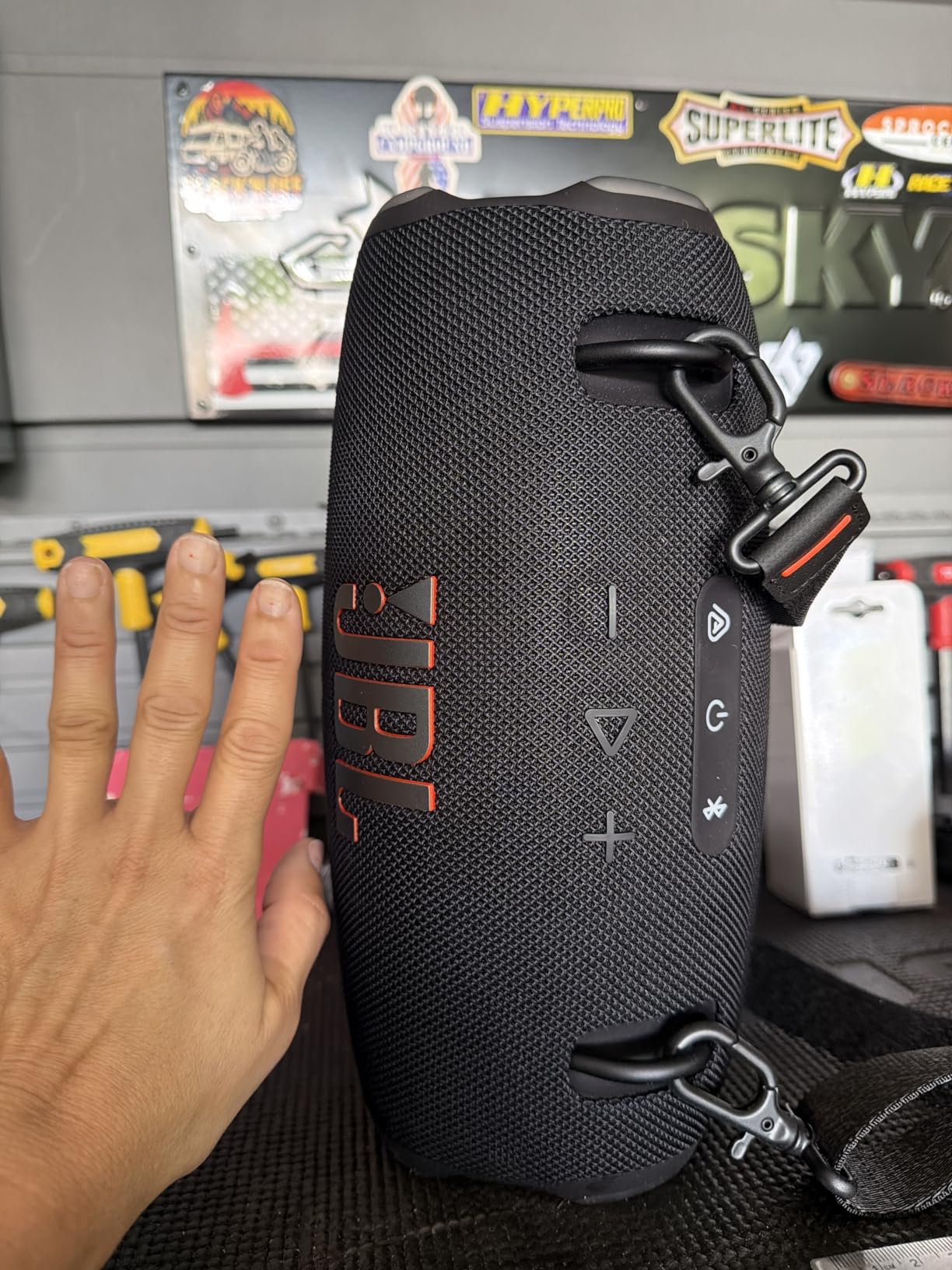 JBL Xtreme 4 - Portable Bluetooth Speaker, Powerful Sound and Deep Bass, IP67 Waterproof, 24 Hours of Playtime, Powerbank, Auracast customer photo 2