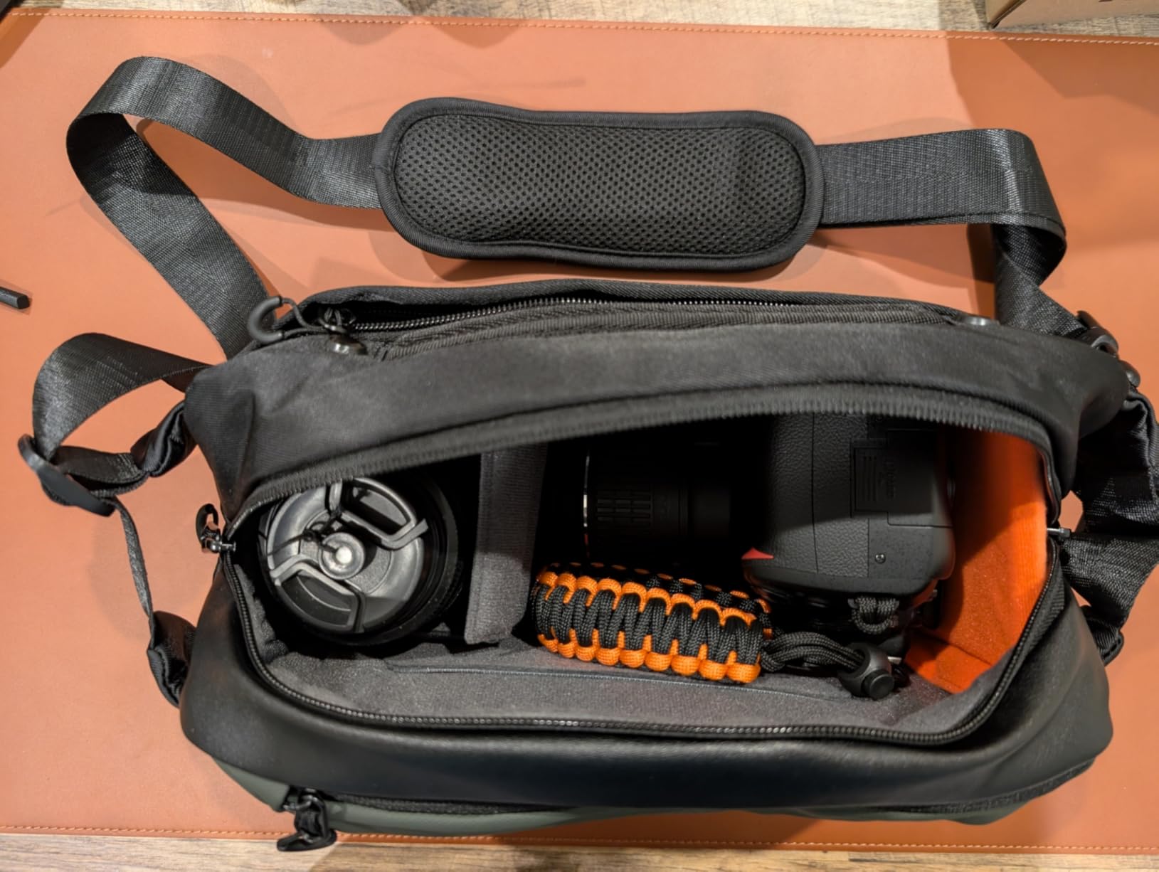 K&F CONCEPT Camera Sling Bag Crossbody Bag Waterproof Camera Shoulder Backpack DSLR/SLR/Mirrorless Camera Case customer photo 1