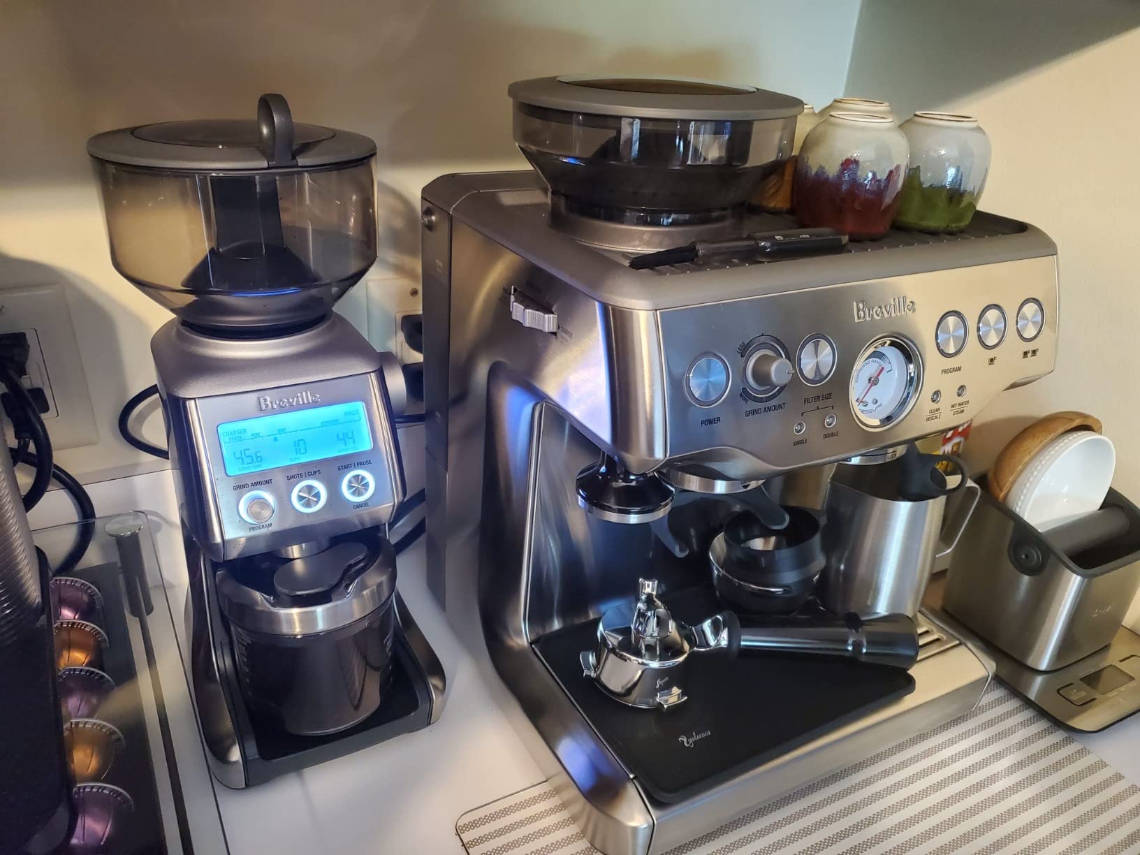 Breville BCG820OLT Smart Grinder Pro for Coffee and Espresso, Olive Tapenade customer photo 1