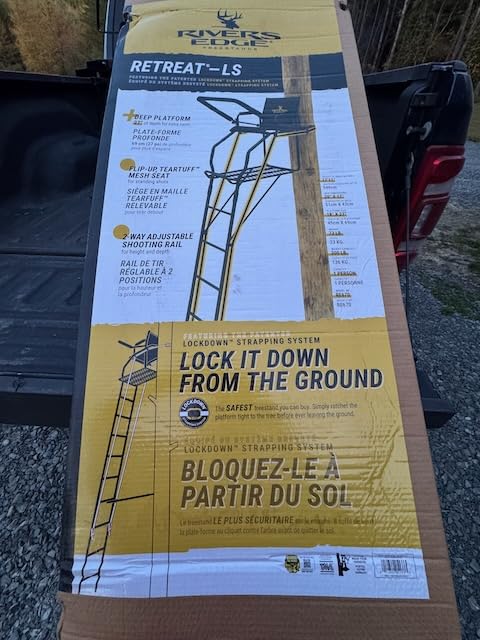 Rivers Edge Retreat LS 1-Man Ladder Stand, 17'11