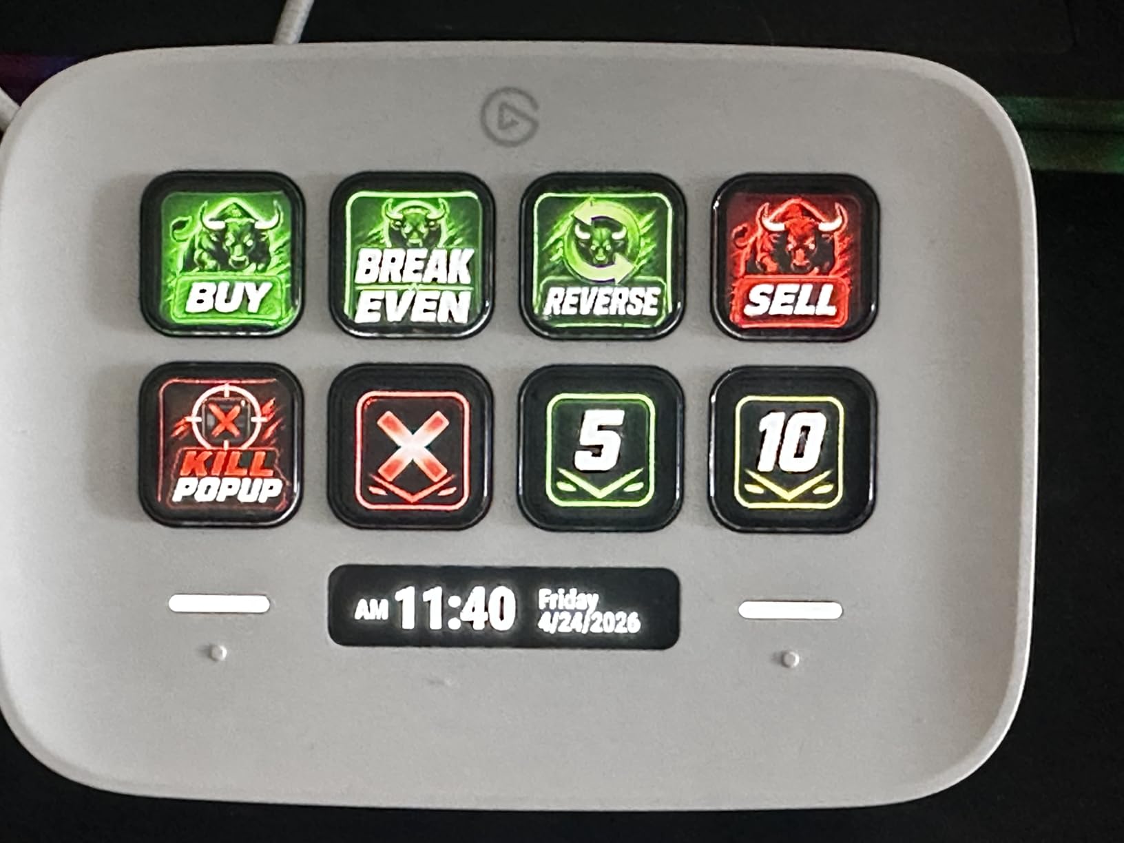 Stream Deck Neo - 8 Customizable Keys, 2 Touch Points, Speed Through Tasks & Workflows - Control Word, Excel, PowerPoint, Teams, Zoom, Spotify and More, Drag-n-Drop Setup - Works with Mac & PC customer photo 2