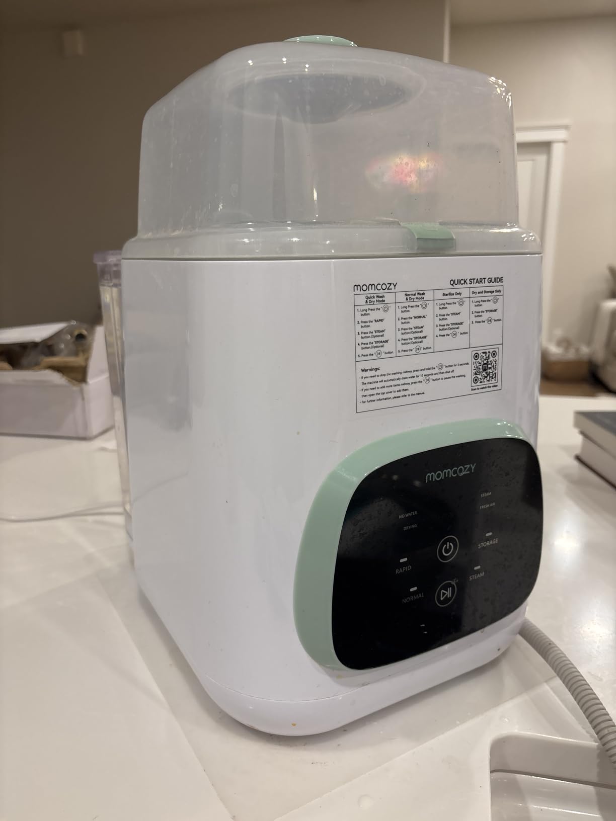 Momcozy KleanPal Pro Baby Bottle Washer, Sterilizer & Dryer - All-in-One Cleaning Machine for Bottles, Pump Parts & Baby Essentials customer photo 1