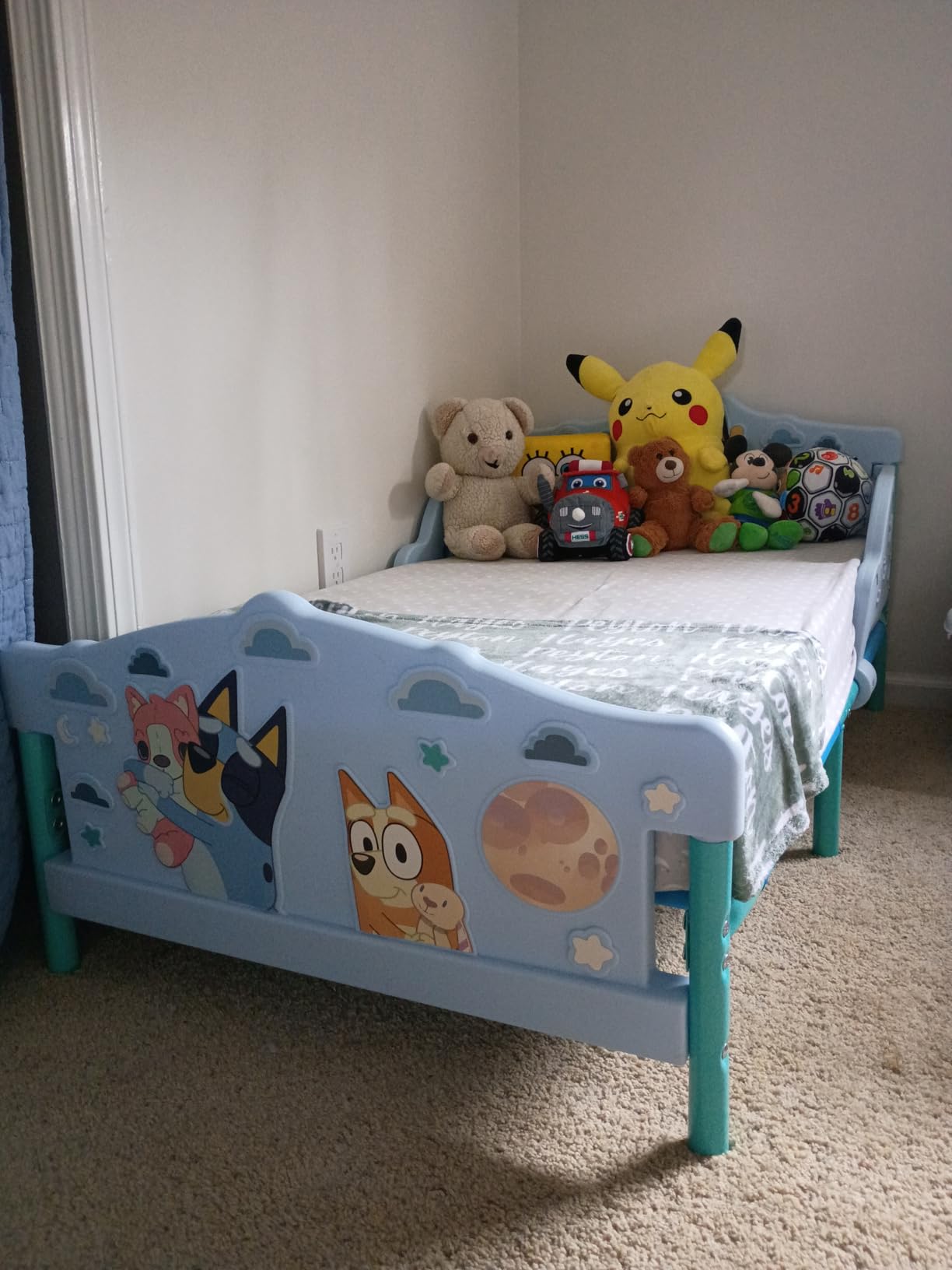 Delta Children - Bluey 3D Toddler Bed, Blue customer photo 1