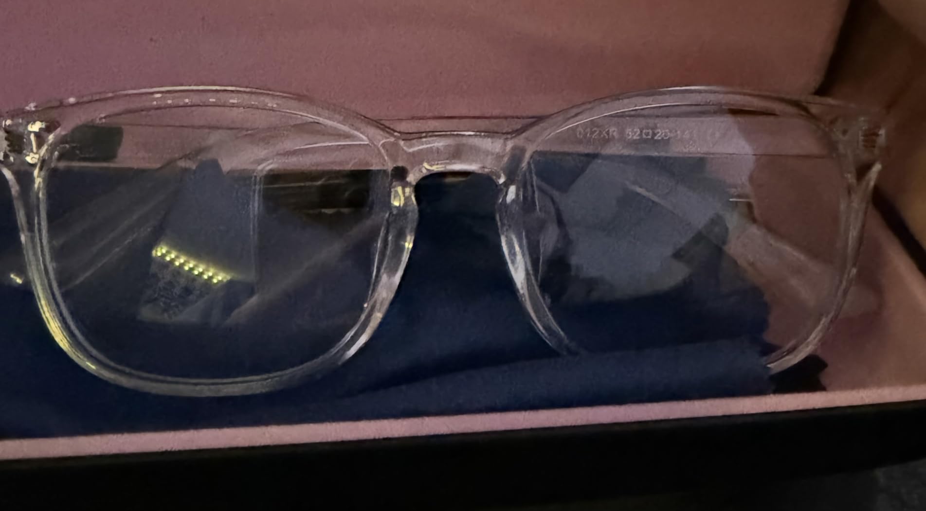 Gaoye Transparent Clear Blue Light Glasses for Computer & Gaming - Anti UV Ray Lenses, Scratch-Resistant & Comfort Fit customer photo 1