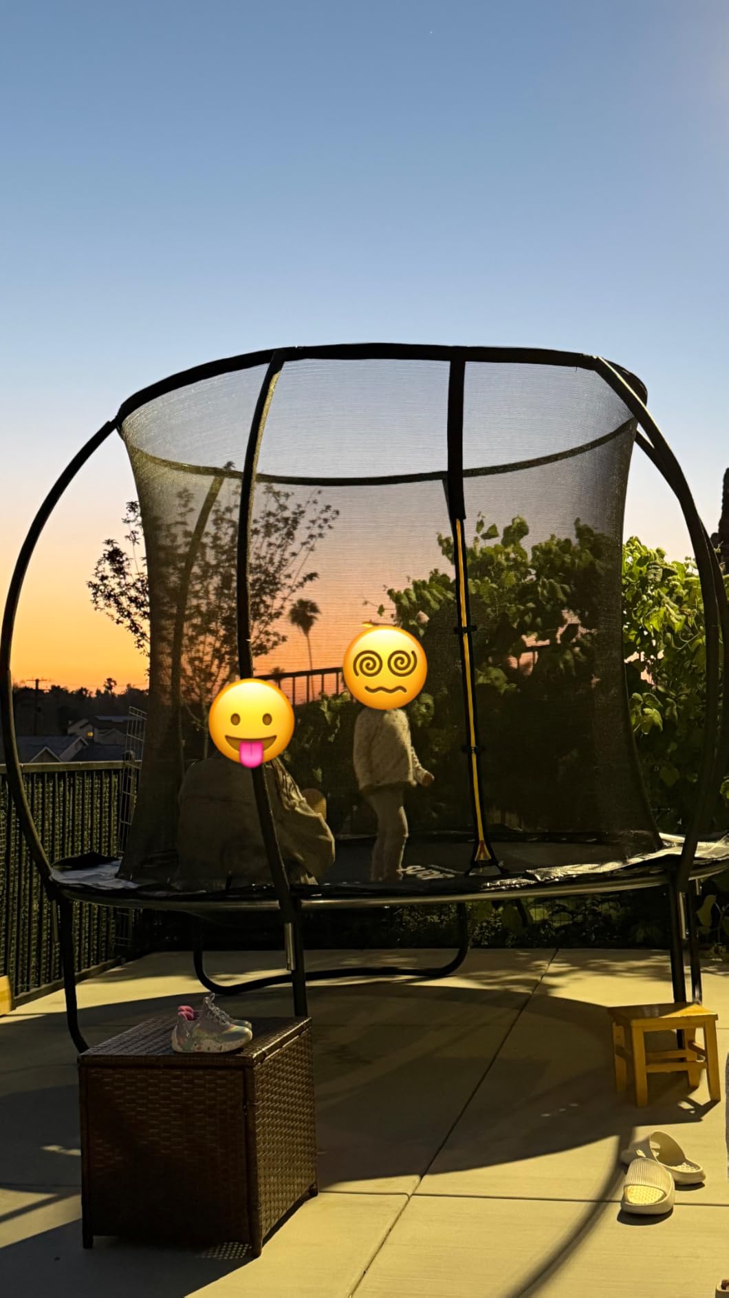 JELENS Trampoline 8FT 10FT 12FT 14FT 15FT 16FT, Recreational Trampolines with Enclosure Net, Outdoor Anti-Rust Trampolines for Kids and Adults, ASTM Approved customer photo 2