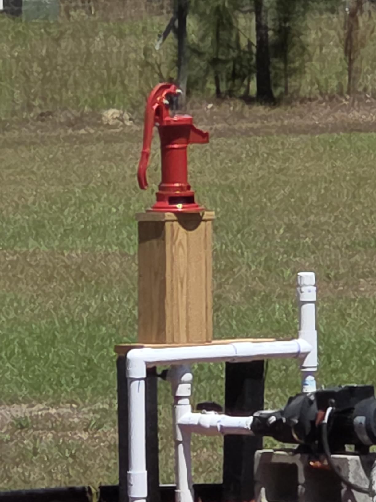 VEVOR Well Hand Pitcher Pump, 25 ft Maximum Lift, Antique Cast Iron Manual Hand Water Pump, NPT 1-1/4 in Connection customer photo 2