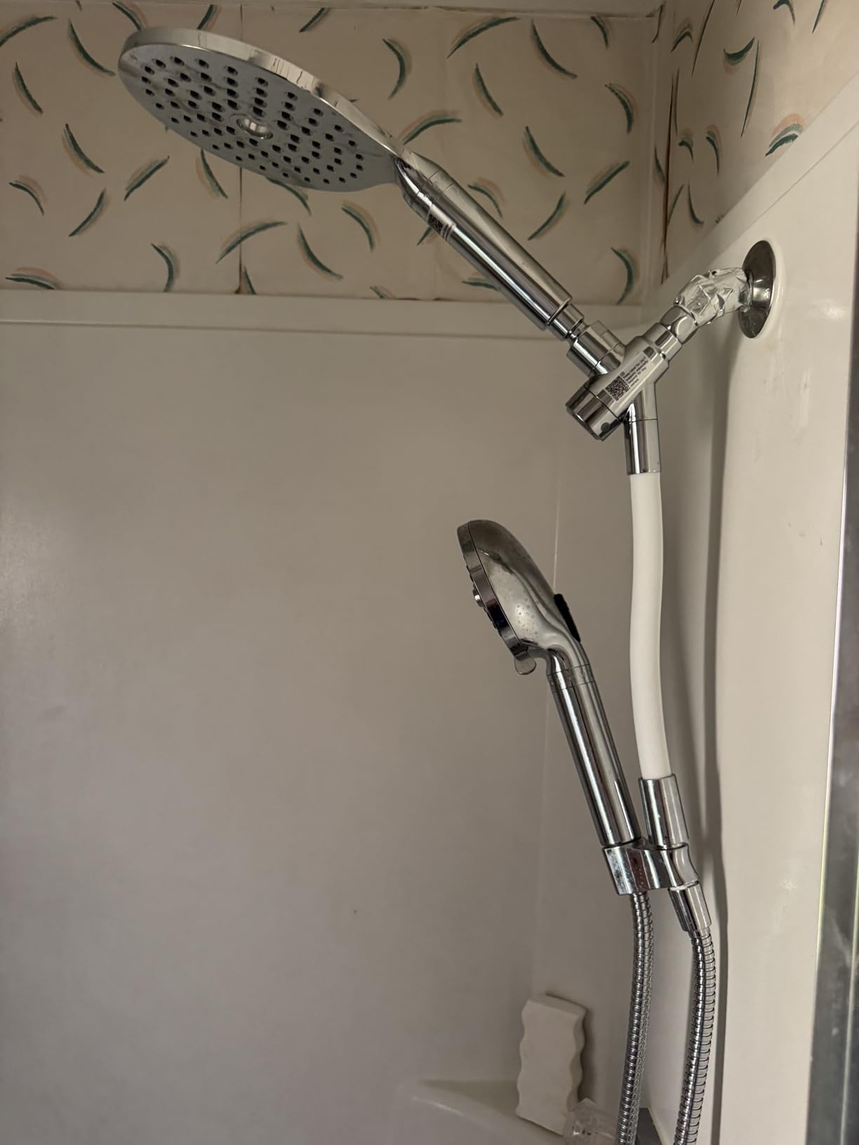 MakeFit Dual Filtered Rain Shower Head Combo, High Pressure Handheld Shower Head with Adjustable Bar - Rainfall Shower Head And Showerhead with Filter for Hard Water - Removes Chlorine customer photo 2