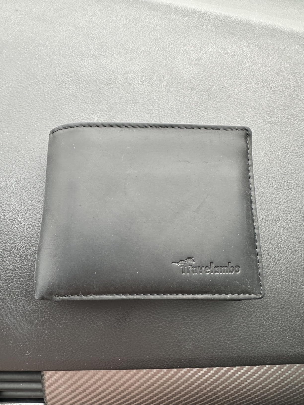 Travelambo Genuine Leather Wallet for Men with Gift Box - Handmade Bifold Stylish - Mens Wallets Rfid Blocking with 2 ID Windows customer photo 1