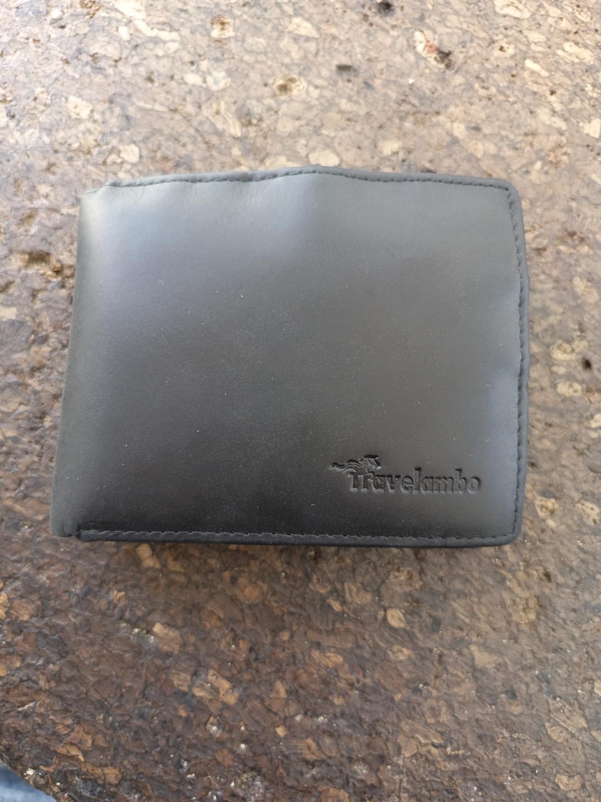 Travelambo Genuine Leather Wallet for Men with Gift Box - Handmade Bifold Stylish - Mens Wallets Rfid Blocking with 2 ID Windows customer photo 2