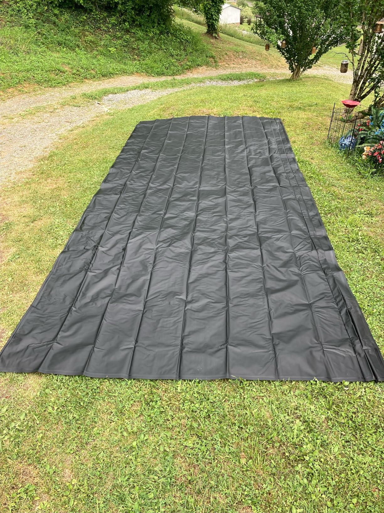 HBN RV Awning 6.6ft x 4.8ft Manual Retractable Camper Awning, Black Aluminium Frame, Waterproof UV-Resistant, for RVs, Motorhomes, and Travel Trailers customer photo 2