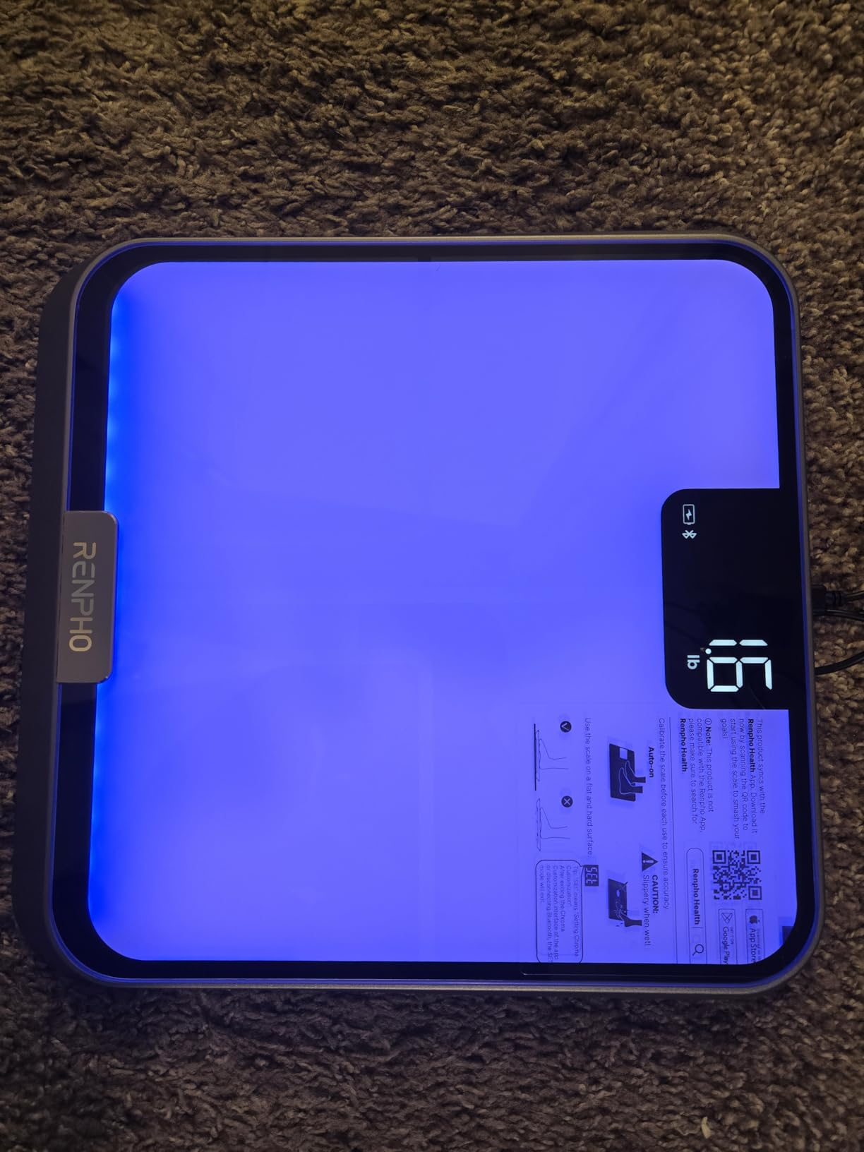 RENPHO Smart Scale for Body Weight, Weight Scale with 7-in-1 Large Display for BMI, Body Fat, Muscle Mass, 13 Body Composition, High Accurate Bluetooth Scale, 500lbs, 11.8