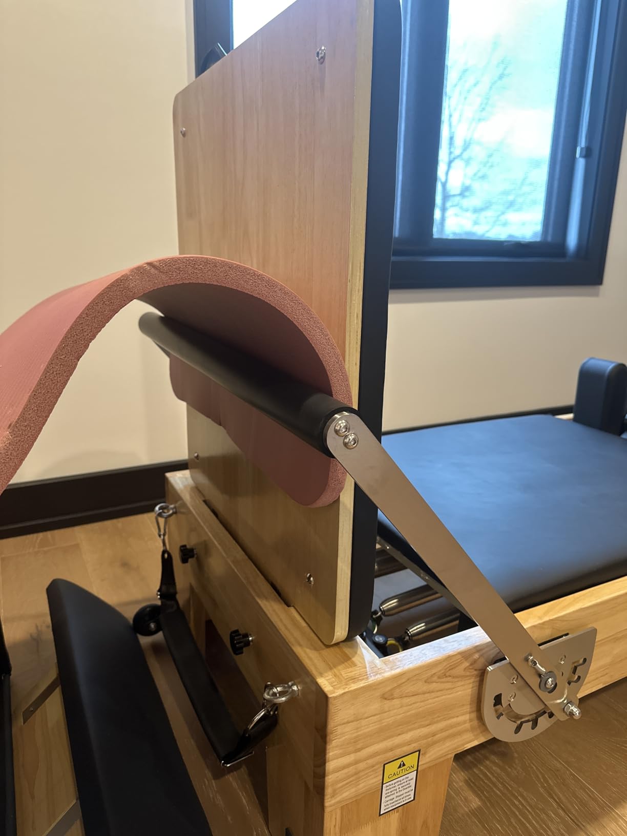 DELAVIN Pilates Reformer for Home Gym, Solid Wood Pilates Reformer Machine with Springs, Jump Board, Reformer Box and Accessories, Quick-Assembly Pilates Equipment Supports Up to 440 LBS customer photo 1