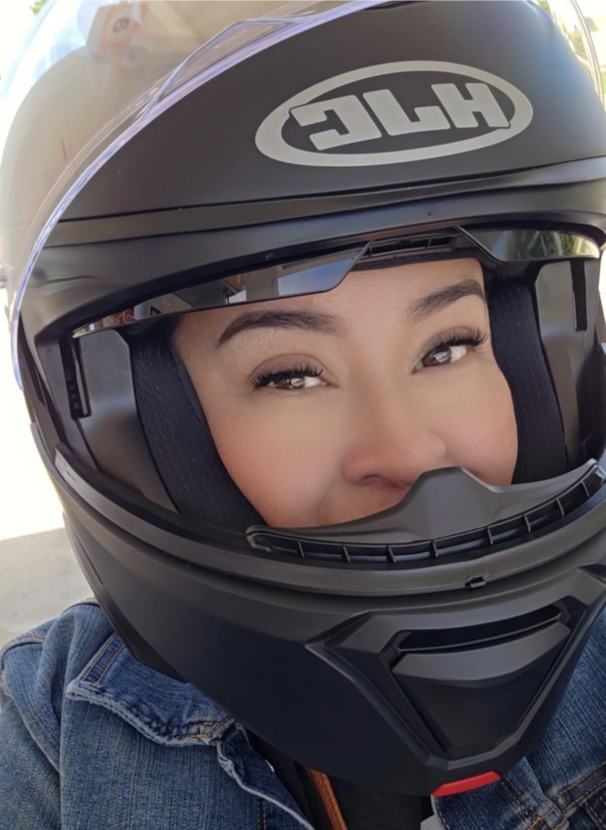 HJC i91 Solid Modular Motorcycle Helmet with HJ-33 Pinlock Shield, DOT Approved customer photo 1
