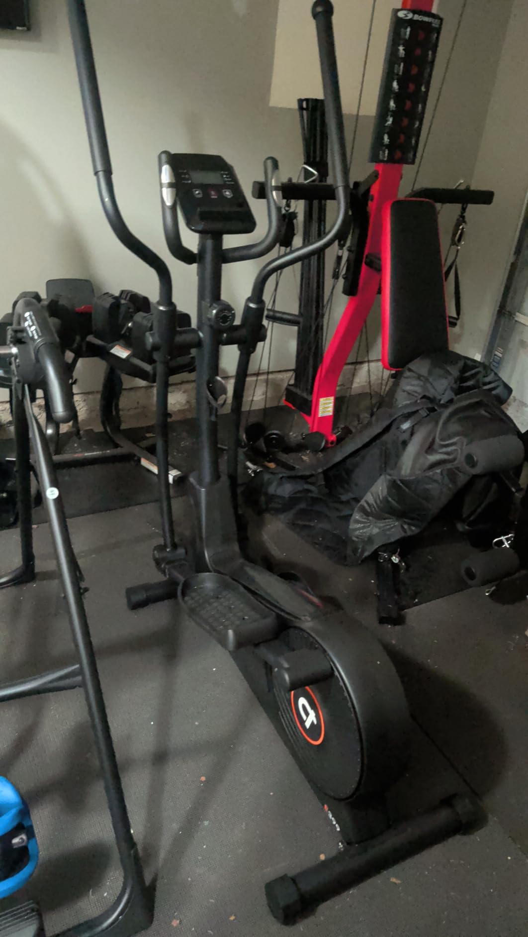pooboo Elliptical Machine, Elliptical Exercise Machine with 16-Level Resistance&Quiet Magnetic Driving System, Elliptical Machine for Home with LCD Monitor,15.5-17IN Stride, 350LBS Weight Capacity customer photo 2