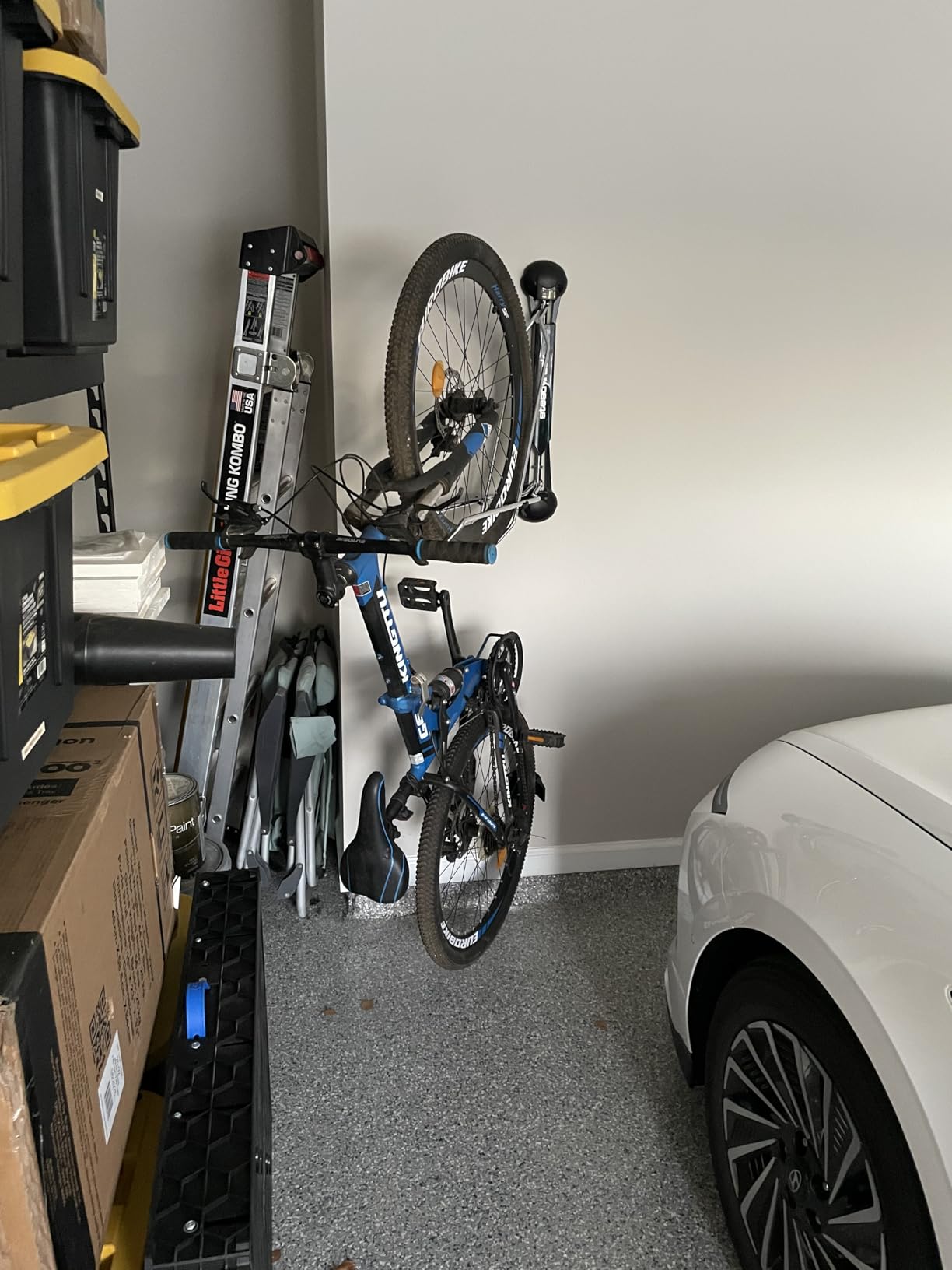 Steadyrack Bike Rack - Pivoting Mountain Bike Rack, Holds Up to 77 lbs, Fits 24