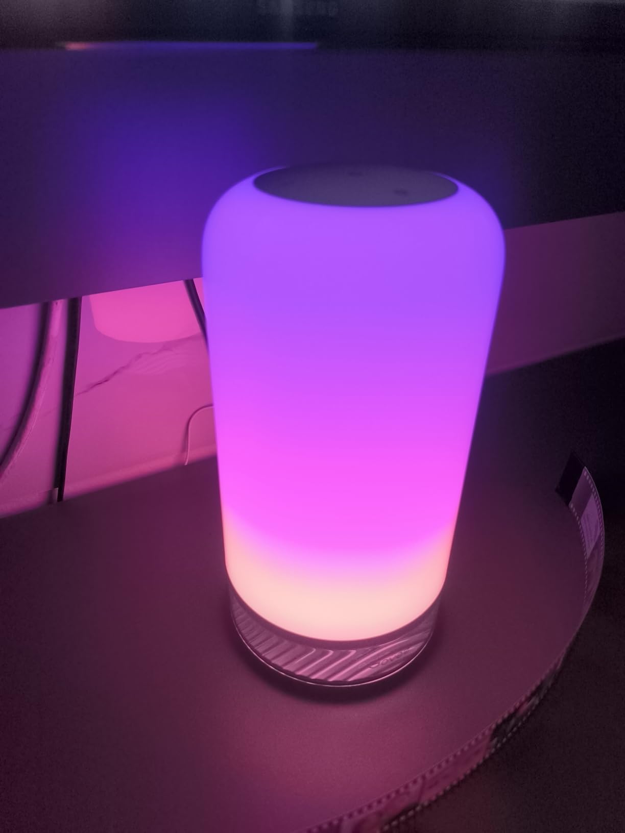 Govee RGBIC Smart Table Lamp 2, Touch Bedside Small Table Lamp Compatible with SmartThings, Matter, Alexa, Desk Lamp with 64 Scene Modes, Nightstand Lamp for Bedroom Living Room Night Light(Corded) customer photo 2