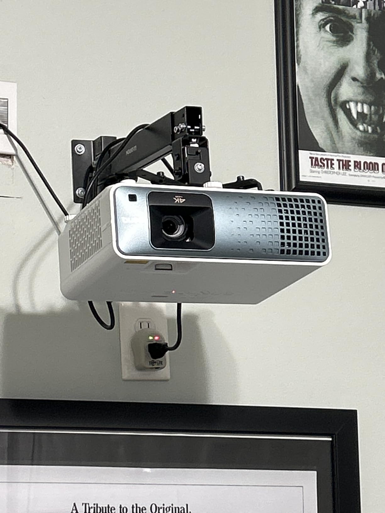 BenQ TK710 4K Laser 3200 Lumens Movie and Gaming Projector with 4ms Response Time, 240Hz Refresh Rate, HDR10 & HLG, ARC/eARC Support, Vertical Lens Shift, 1.3x Zoom customer photo 1