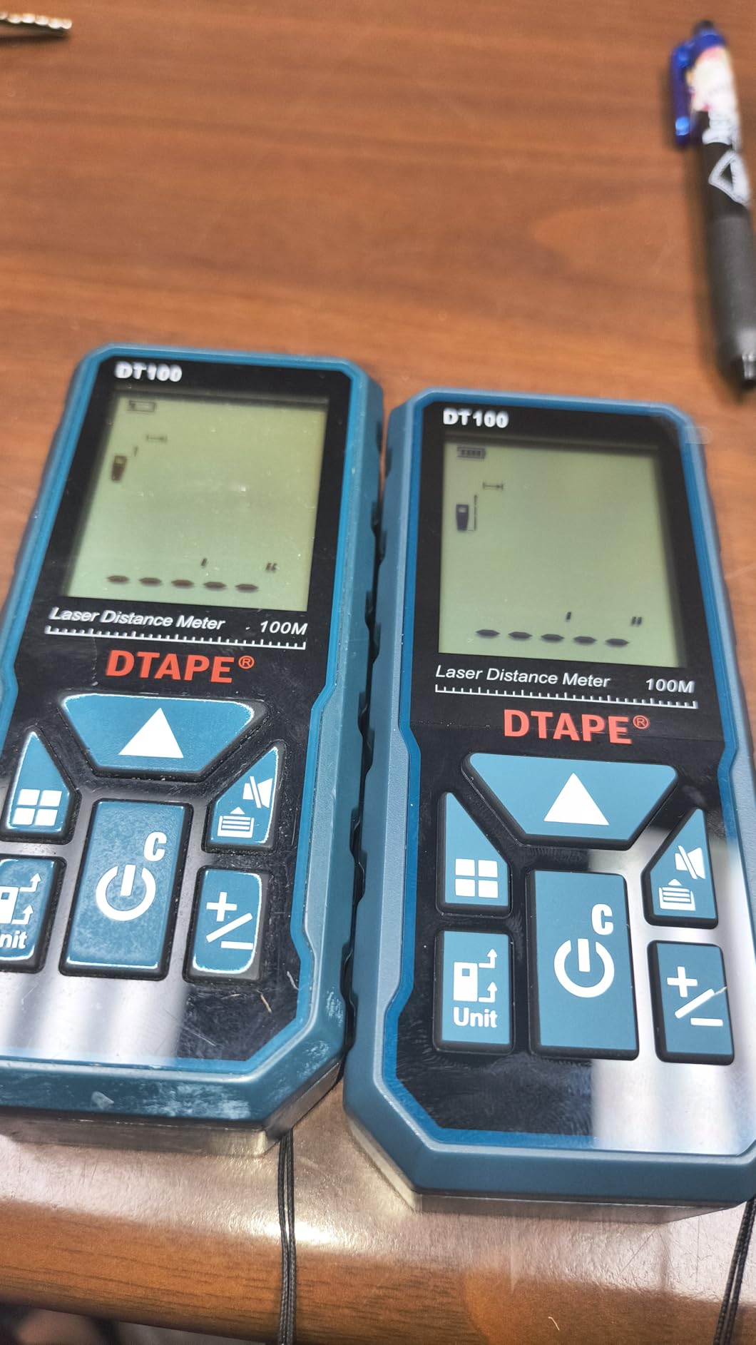DTAPE Digital Laser Distance Meter - Upgraded High-Accuracy Laser Measuring Tool with 2