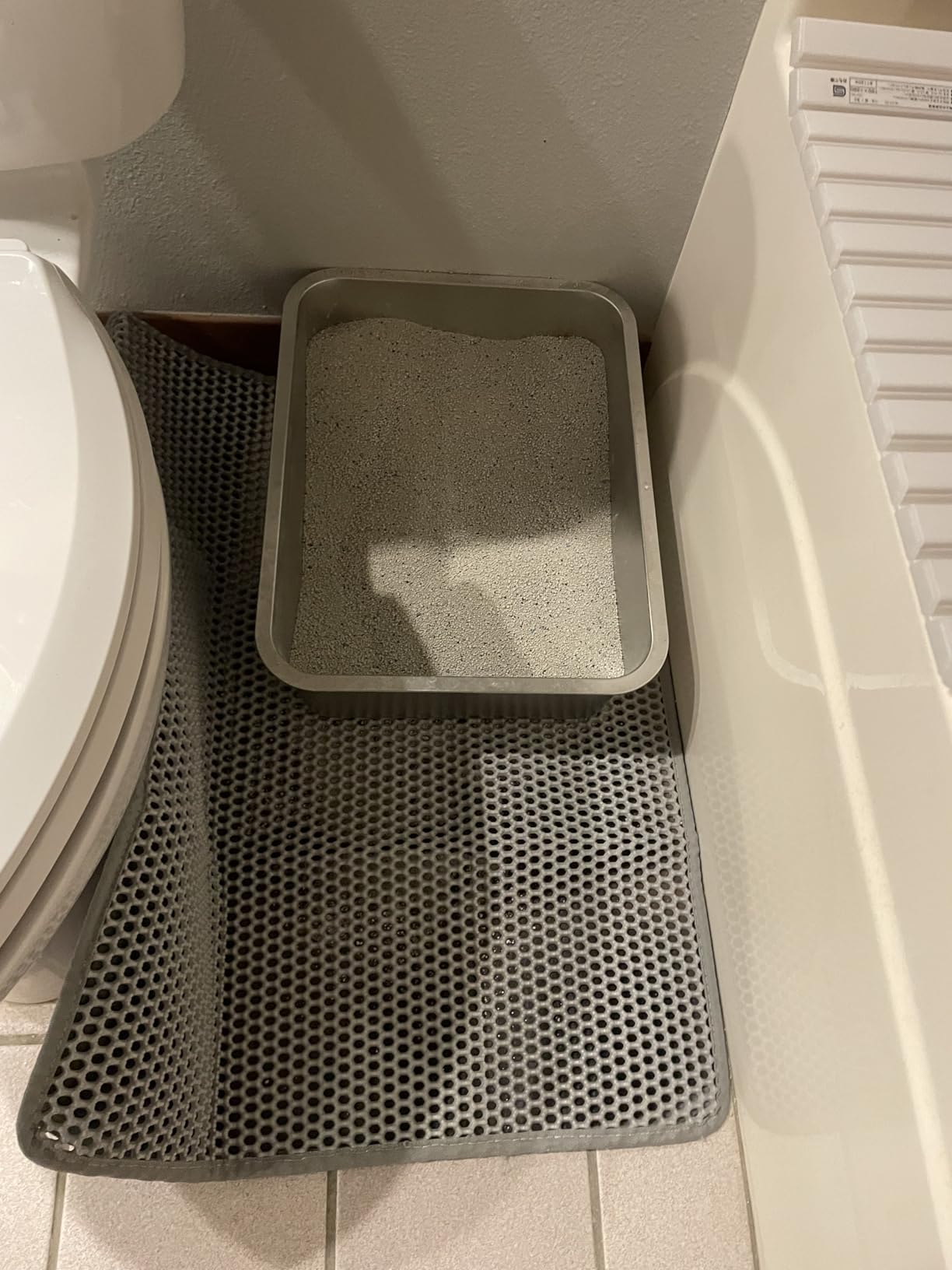 Kirecoo Stainless Steel Cat Litter Box - Metal High Sided Cat Pan, Large Stainless Steel Box, Indoor Litter Tray, Non Stick, No Smell, Easy to Clean customer photo 1