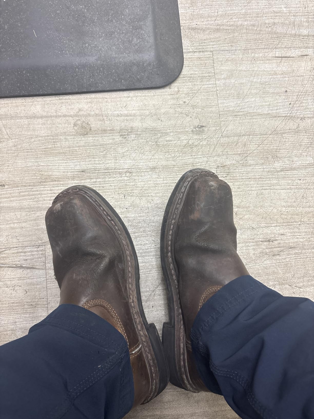 NORTIV 8 Steel Toe Work Boots for Men - Waterproof Pull on Wellington Cowboy Boots customer photo 1
