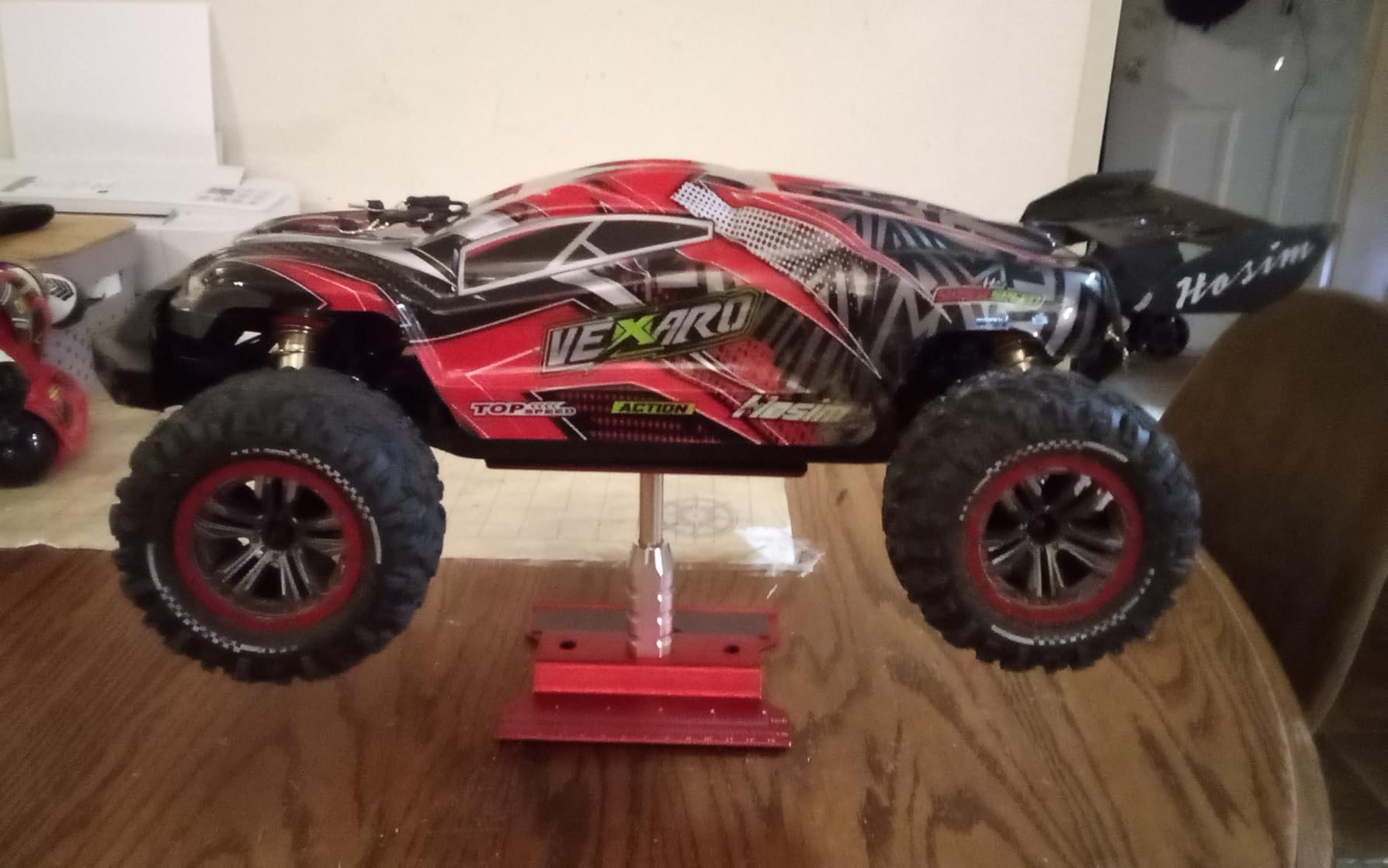 Hosim Mini 1:8 Brushless RC Cars for Adults, VEXARO MAX 50MPH High Speed Rc Trucks Fast, 4X4 Remote Control Car All Terrain RC Truggy Waterproof Off Road Hobby Large Monster Truck with 3S Battery customer photo 1