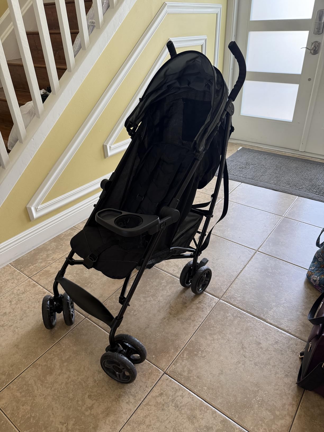 3Dlite Convenience Stroller, Gray - Lightweight Stroller with Aluminum Frame, Large Seat Area, 4 Position Recline, Extra Large Storage Basket - Infant Stroller for Travel and More customer photo 2