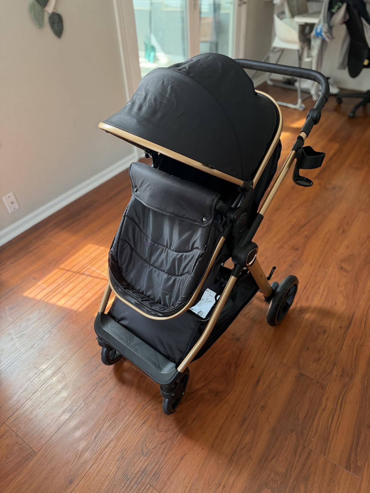 Accombe 2 in 1 Baby Stroller, Convertible Bassinet Pushchair for Infants and Newborns 0-36 Months customer photo 1