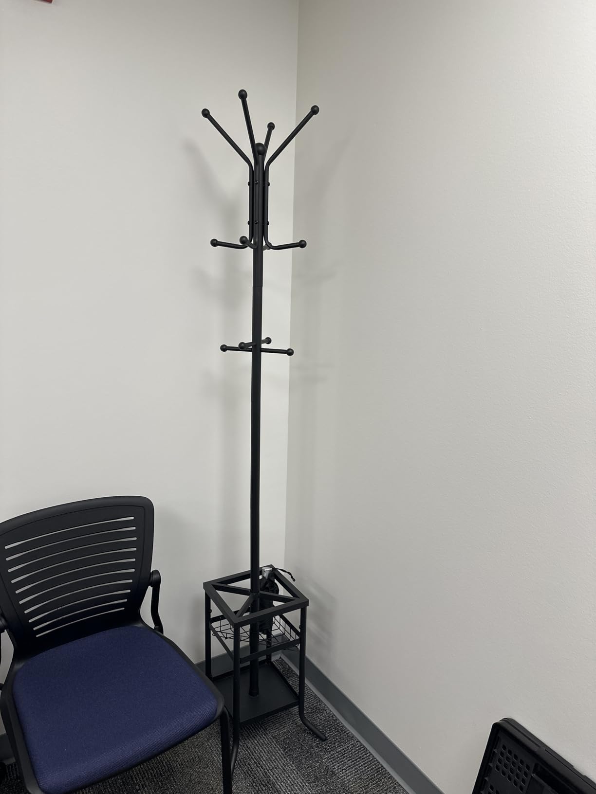 Yoobure Coat Rack Freestanding - Coat Tree with Umbrella Holder, Metal Coat Rack Stand with 12 Hooks, Modern Coat Hanger Stand for Entryway customer photo 1