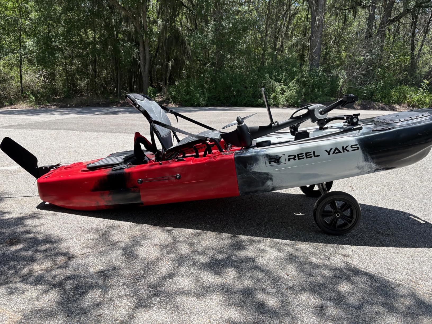 Reel Yaks Raider Modular Fishing Kayak - 9.5ft, 380 lbs Capacity - Pedal Fishing Kayaks for Adults & Youth, Sit on Top, Compact Storage, Lightweight, Easy Transport customer photo 2