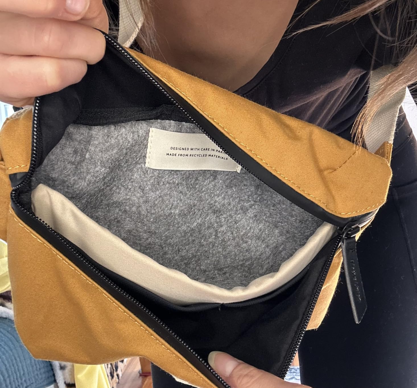 W.F.A Crossbody Pouch - Sustainable Modern & Minimalist Everyday Carry customer photo 2