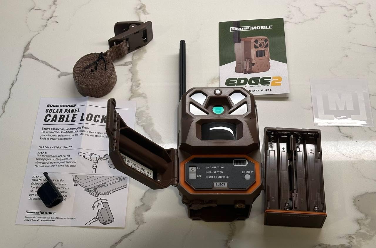 Moultrie Edge 2 Cellular Trail Camera - Auto Connect Nationwide 4G LTE - On Demand 36MP Photo - 1080P Video with HD Audio - 100 Ft Detection Range - Low Glow Flash customer photo 1