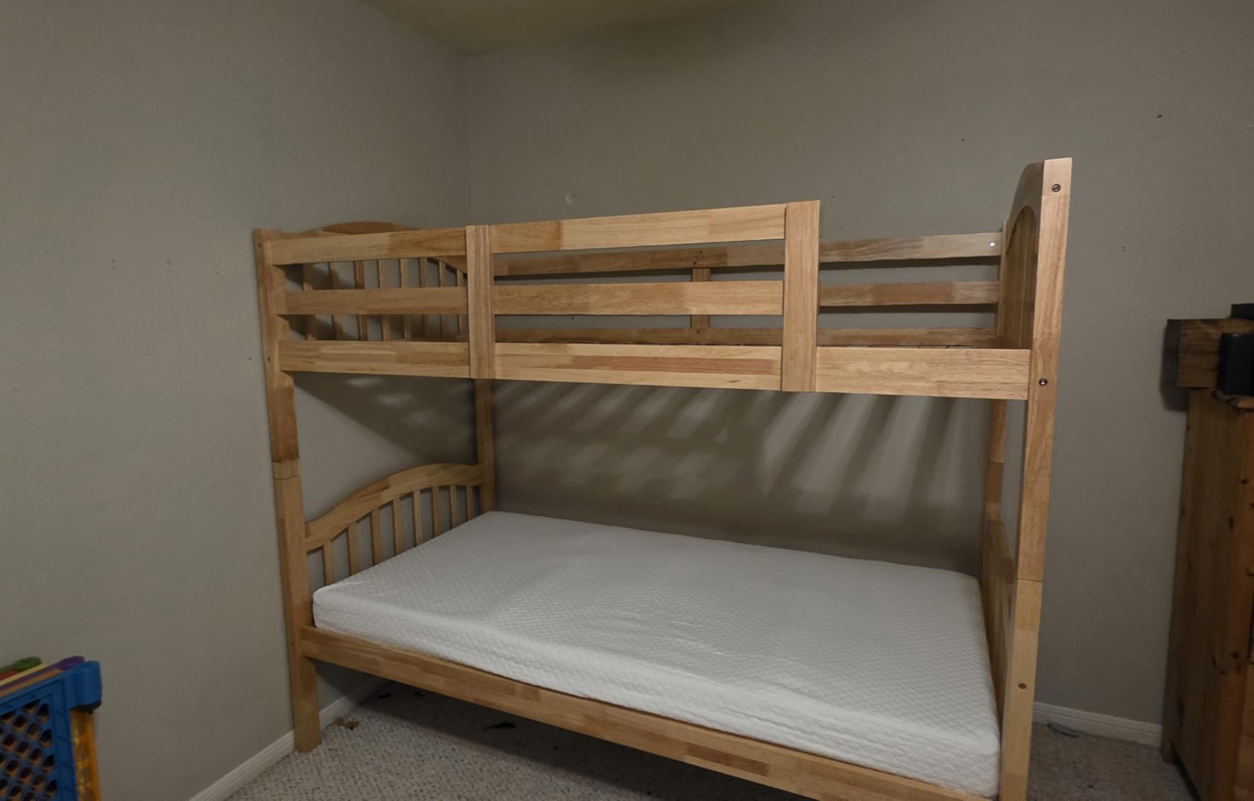 Storkcraft Long Horn Twin-Over-Twin Bunk Bed (Olive) - GREENGUARD Gold Certified, Converts to Two Twin Beds, Wood Bunk Bed for Kids Bedroom customer photo 2