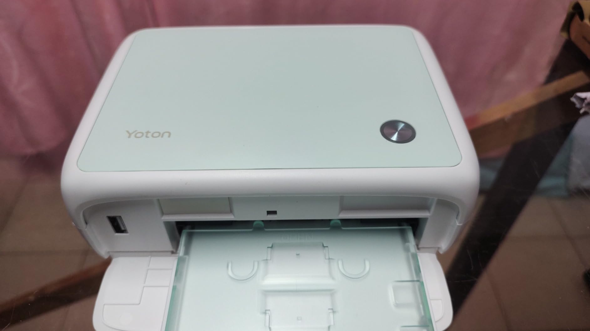 YOTON Photo Printer, Picture Printer with 54 Sheets (4x6) & 1 Ink Ribbon, Support AR Video Printing, Wi-Fi Connection, Portable Photo Printer for iPhone/Android/Laptop customer photo 2
