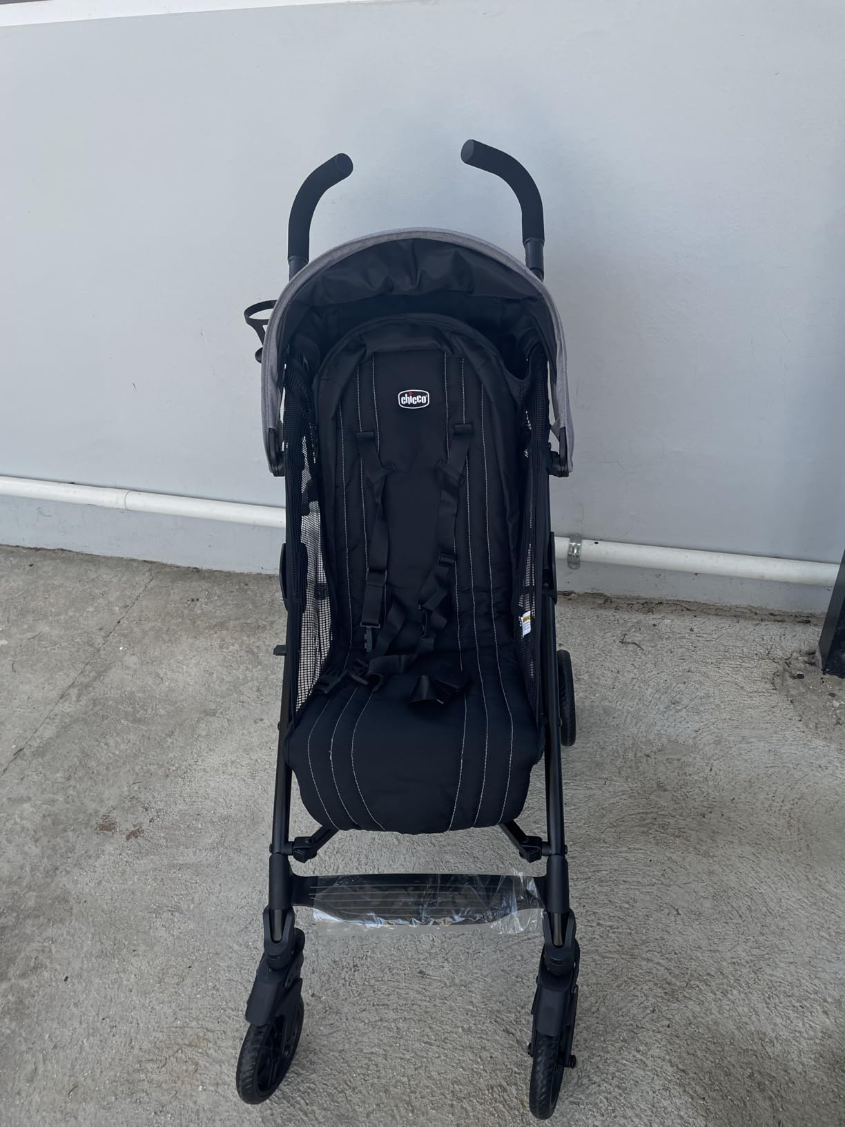 Chicco Liteway Stroller, Compact Fold Baby Stroller with Canopy, Lightweight Aluminum Frame Umbrella Stroller, for Use with Babies and Toddlers up to 40 lbs, Dune/Brown customer photo 1