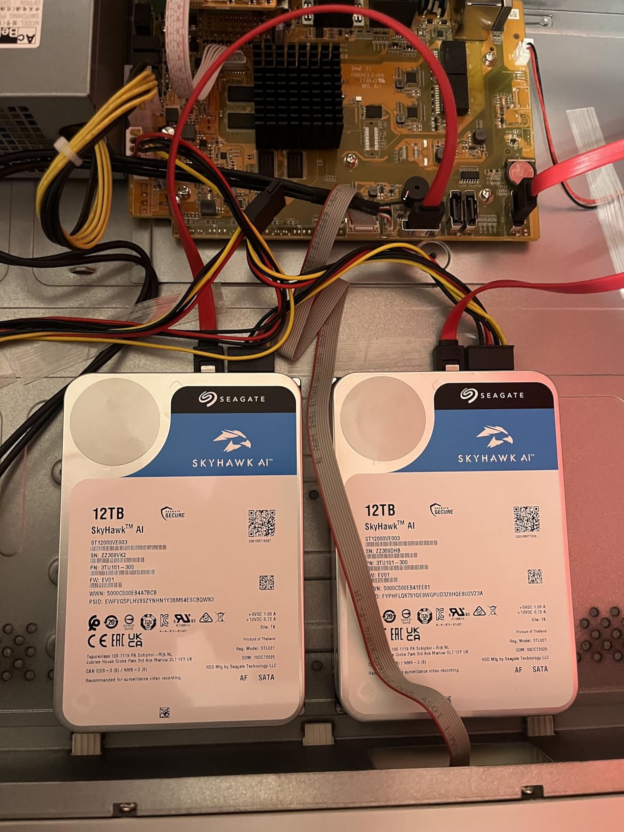 Seagate Skyhawk AI 20TB Video Internal Hard Drive HDD - 3.5 Inch SATA 6Gb/s 512MB Cache customer photo 2