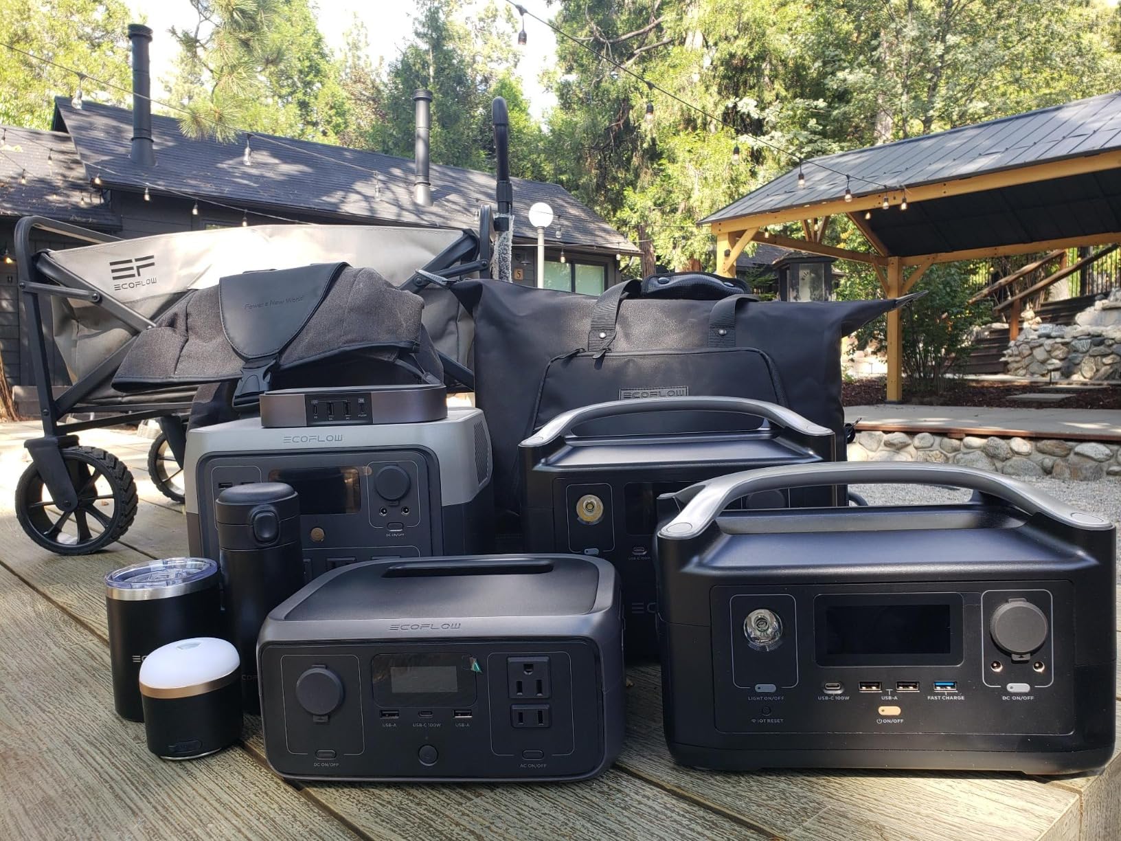 EF ECOFLOW Portable Power Station RIVER 3, 245Wh LiFePO4 Battery, 1Hr Fast Charging, 300W/X-Boost 600W Solar Generator for Outdoor/Camping/RVs/Home Use customer photo 2