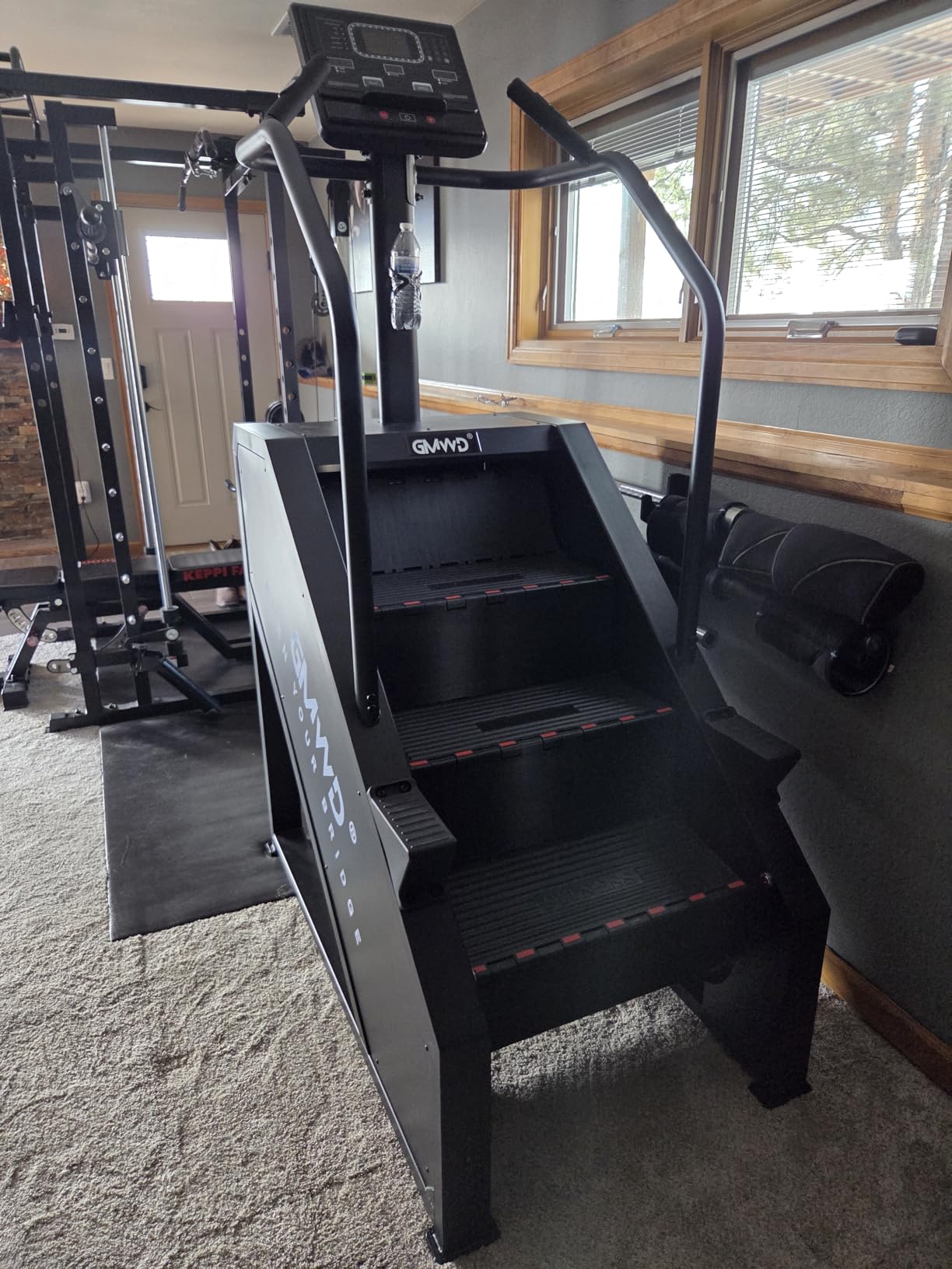 GMWD Stair Stepper Machine, Commercial Grade Stair Climber with LED Display, Stair Machine for Cardio, 15 Resistance Levels, 24-164 Steps/Min customer photo 1