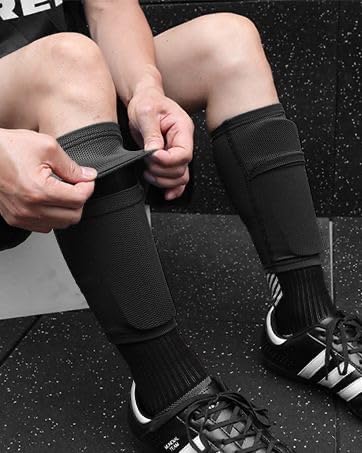 Soccer Shin Guards for Kids Adults, Toddler Shin Pads Set with Sleeves and Long Soccer Socks for Age 2-16 Boys & Girls, Youth & Men, Lightweight Soccer Equipment customer photo 1