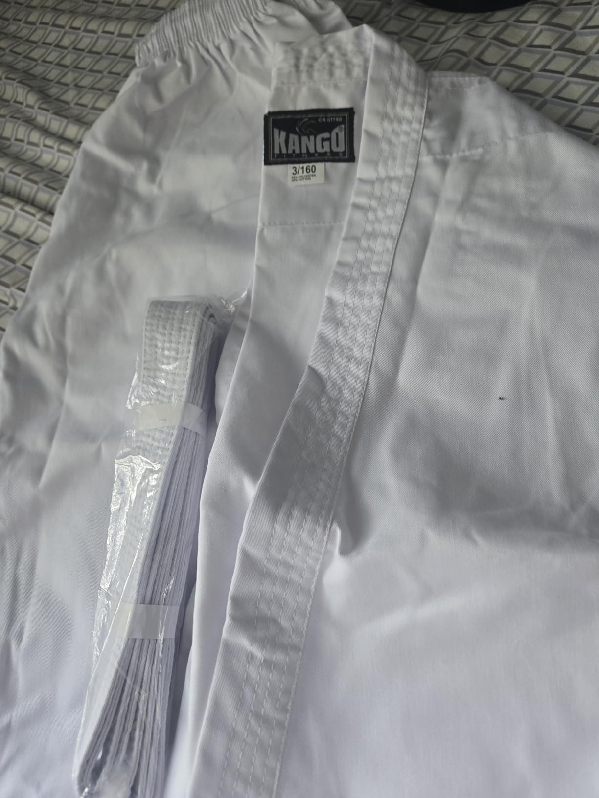 Premium Karate Uniform - 8 Ounce White | Durable & Lightweight | Ideal for Karate and Taekwondo | Adult and Youth Karate Gi customer photo 1