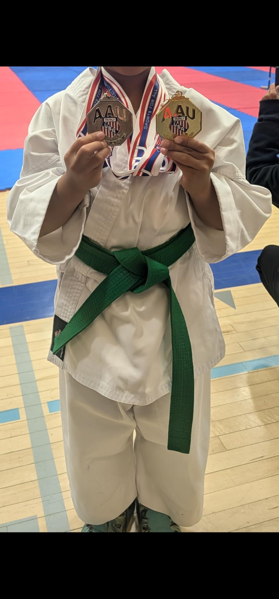 Premium Karate Uniform - 8 Ounce White | Durable & Lightweight | Ideal for Karate and Taekwondo | Adult and Youth Karate Gi customer photo 2