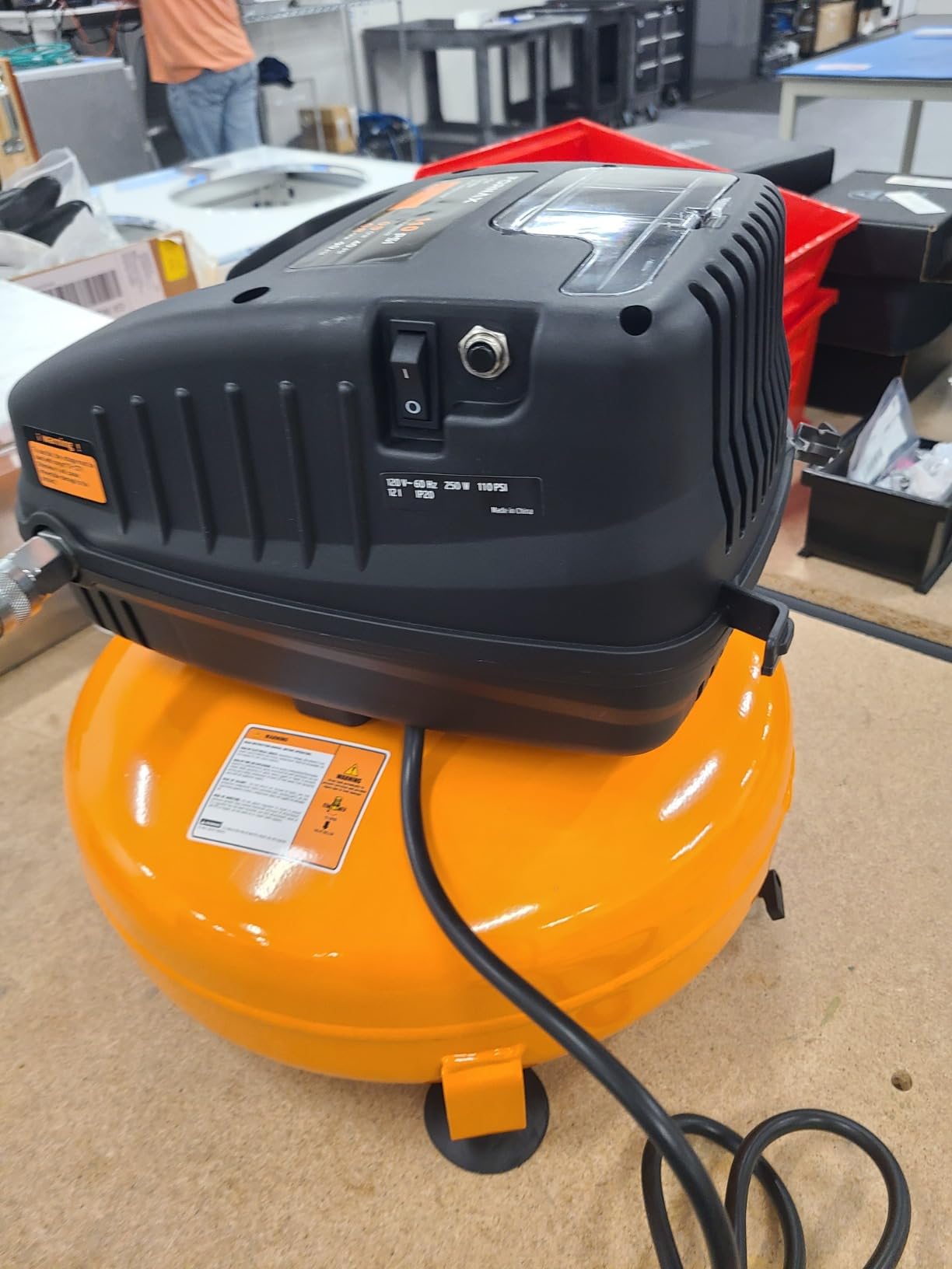 FORNAX Pancake Air Compressor, 3 Gallon, 110 PSI Portable Air Compressor, Oil Free customer photo 2