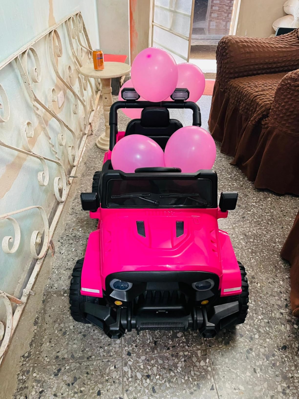 OLAKIDS Ride on Truck, 12V Battery Powered Electric Vehicle for Kids with Remote Control, Bluetooth, Power Display, LED Lights, Music Player, Ride on Toy for 3+ Boys Girls (White) customer photo 1