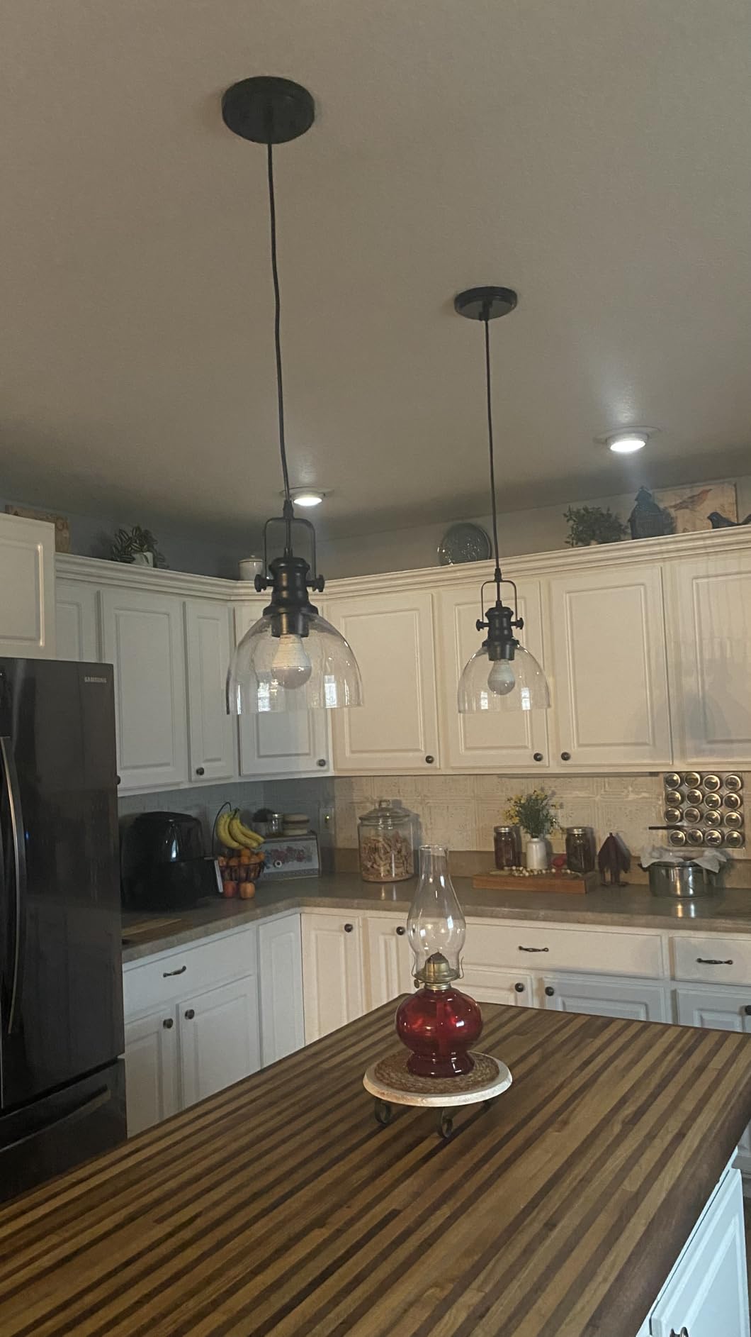 2 Pack Pendant Lights Kitchen Island, 7.5