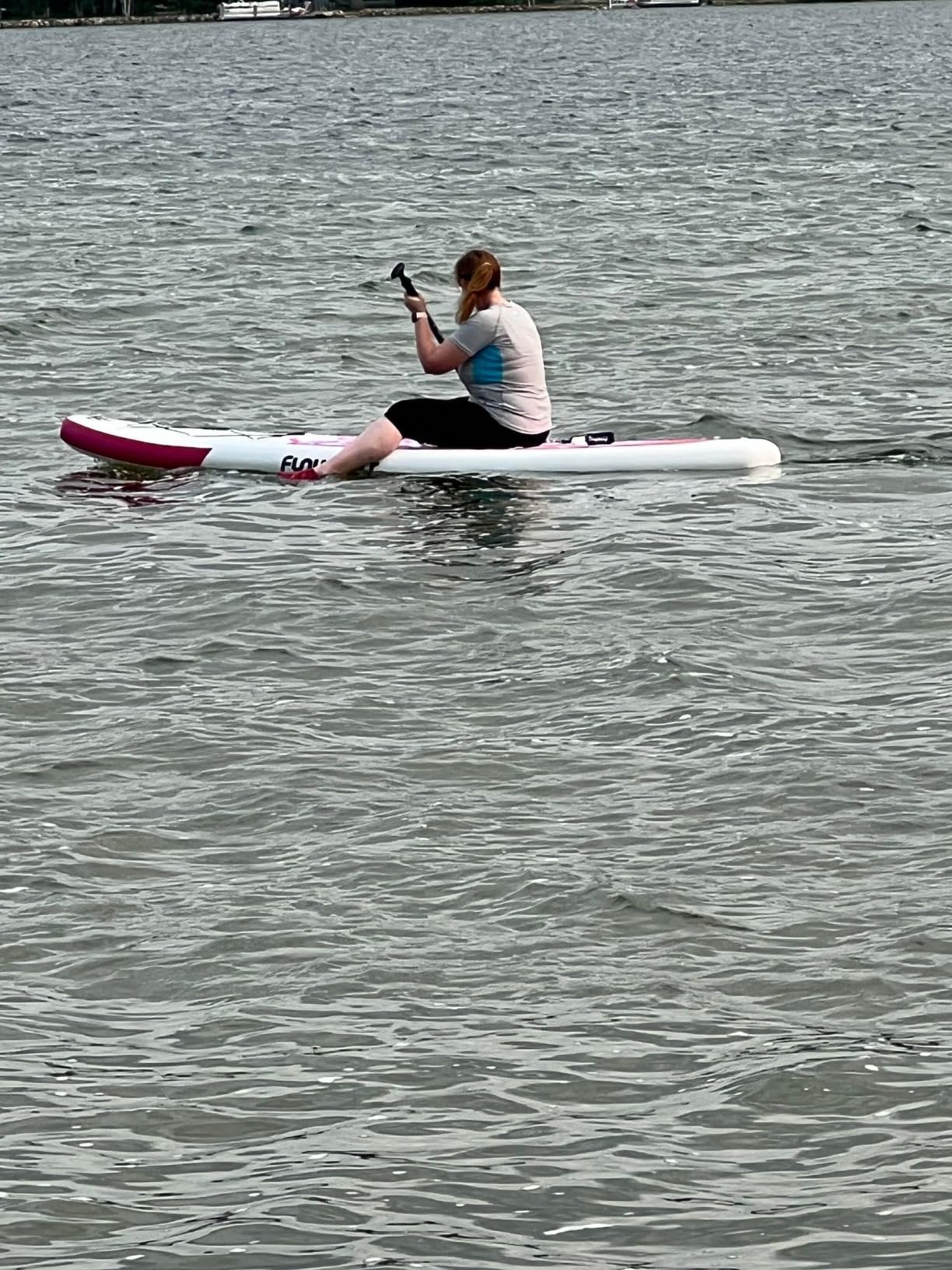 FunWater Inflatable Ultra-Light Stand Up Paddle Board for All Skill Levels with Premium SUP Paddleboard Accessories, Non-Slip Comfort Deck for Youth & Adults customer photo 2