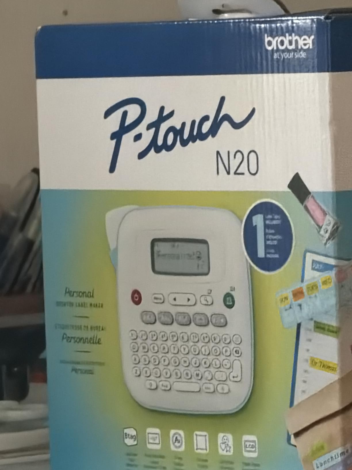 Brother P-Touch PT-N20 Personal Desktop Label Maker customer photo 1