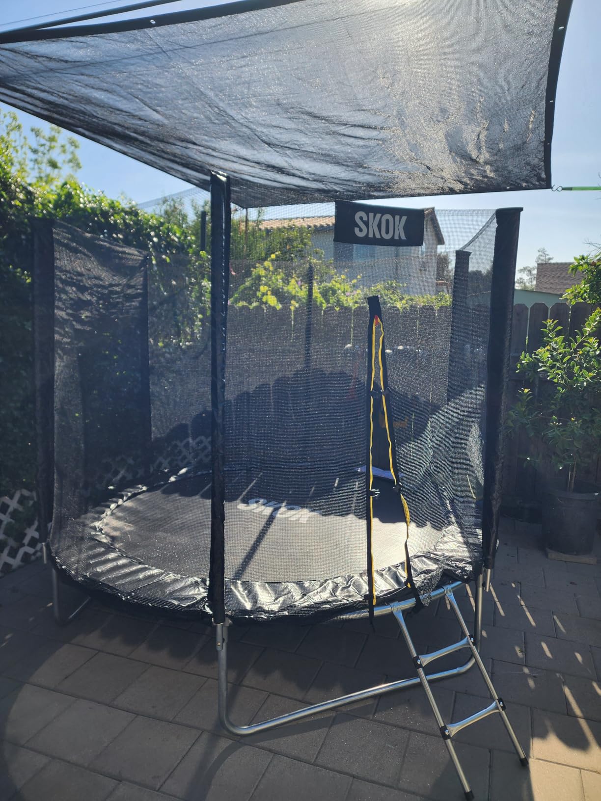 SKOK Trampoline for Kids,400LBS Outdoor Trampoline with Net-ASTM Approved Trampoline for Children and Adults customer photo 2