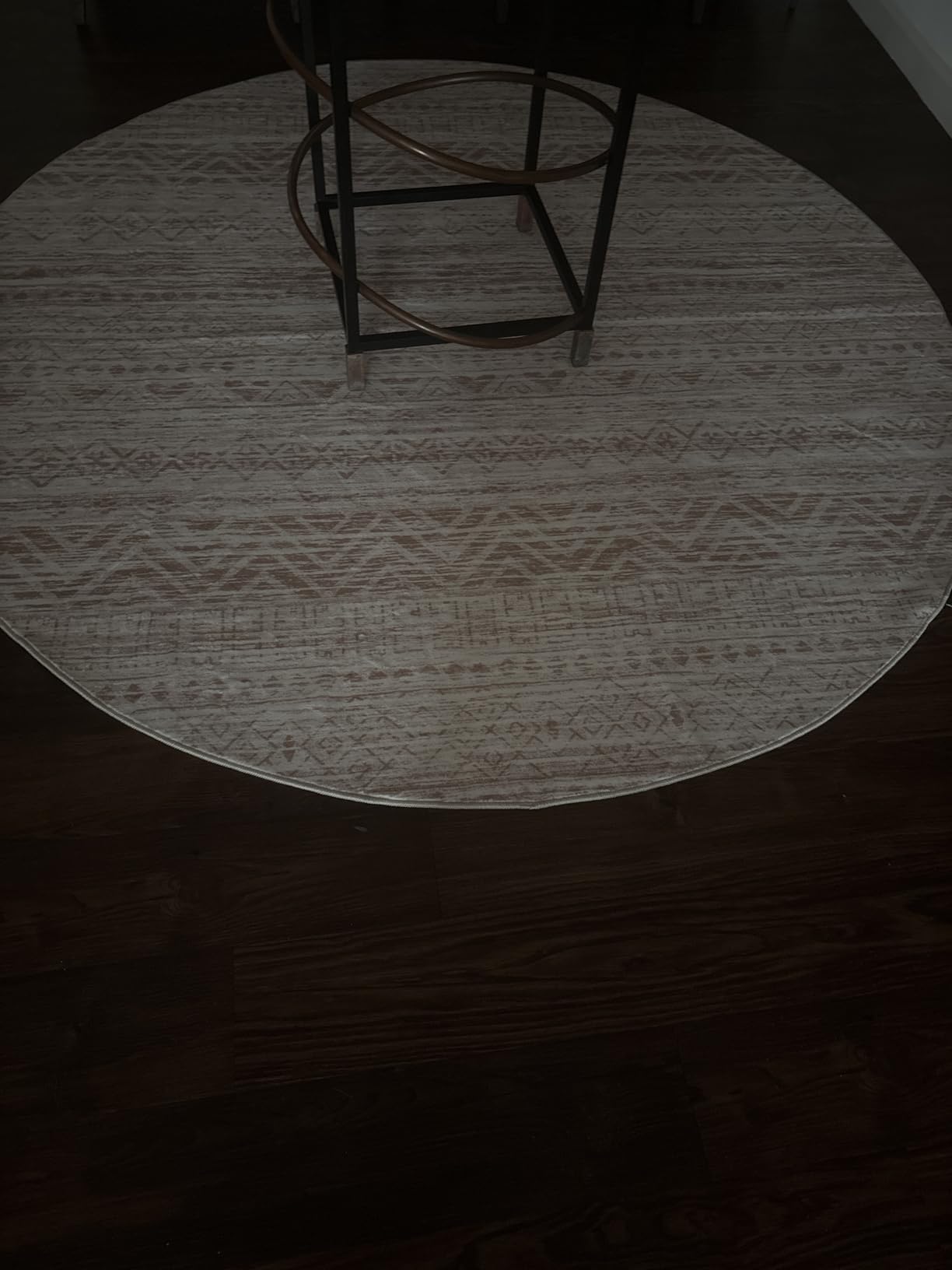 Miukiki 8x10 Area Rug for Living Room Moroccan Washable Rugs Non Slip Indoor Floor Carpet Foldable Large Soft Area Rug for Dining Room Bedroom with Low Pile(Grey,8'x10') customer photo 1